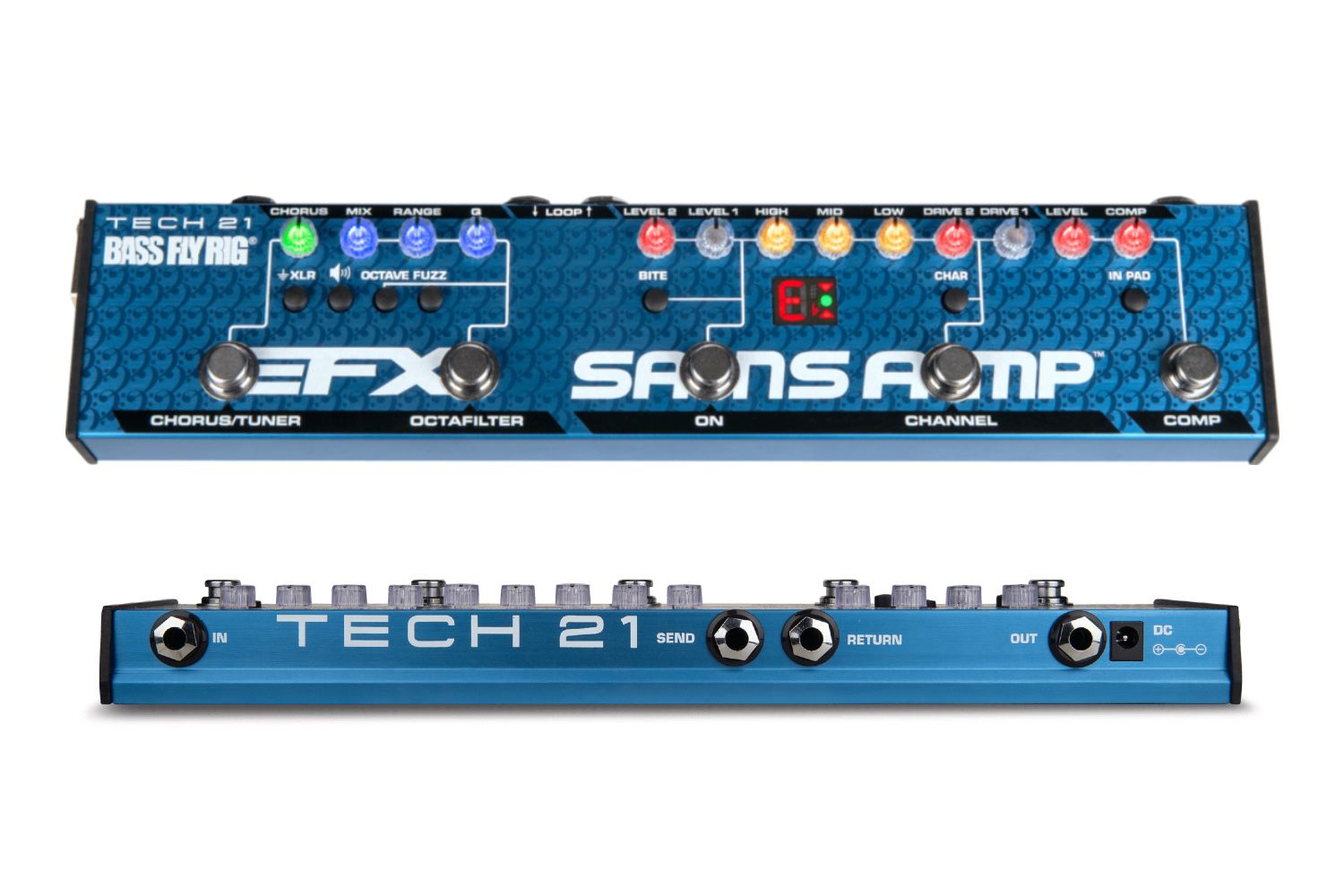 Tech 21 Bass Fly Rig V2 Sansamp - DG Sound - Importadora oficial