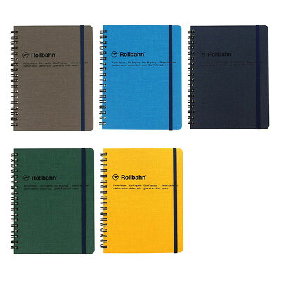 ≪人気≫ロルバーン ノート ミニ M L A5 ポケット付メモ デル