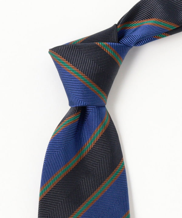 BEAMS F（ビームスF）Drake's / シルク ストライプ ネクタイ（スーツ