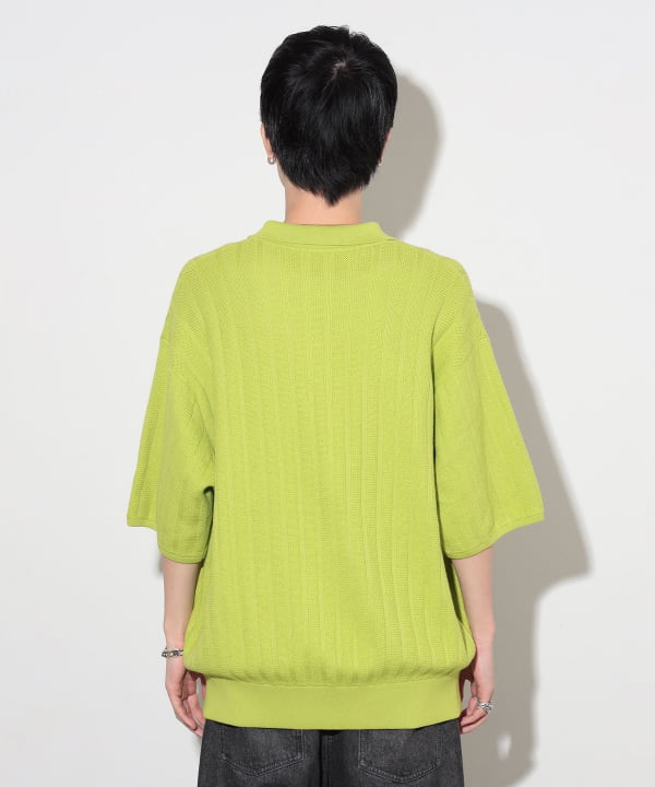 BEAMS T（ビームスT）crepuscule / Rib Half Zip Polo（シャツ