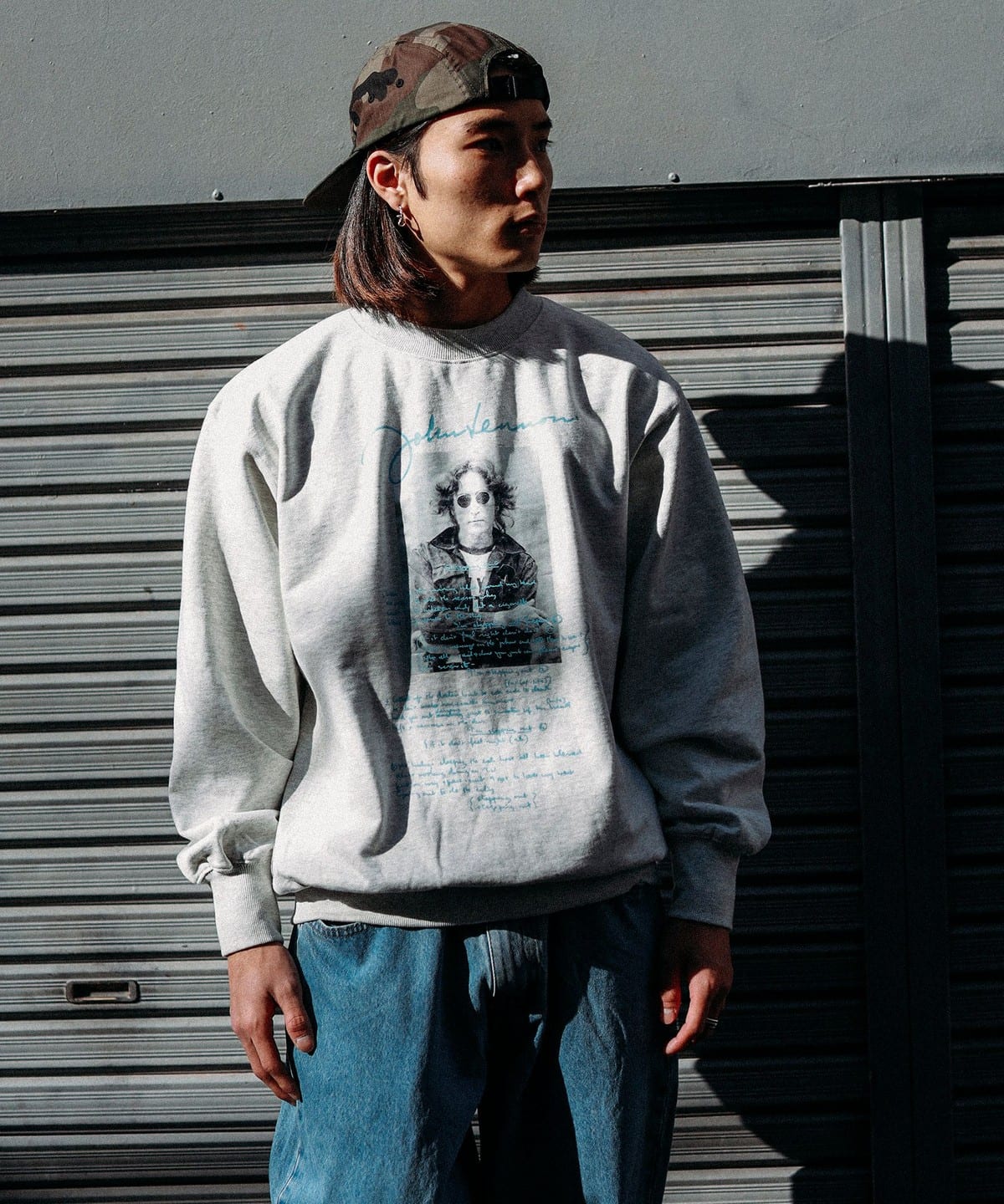BEAMS（ビームス）WIFFLE / John Lennon Crewneck Sweat（トップス