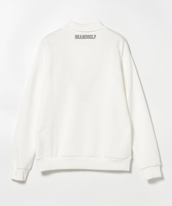 BEAMS GOLF BEAMS GOLF LABEL / 領羊毛套衫（運動衫上衣） 時尚高爾夫