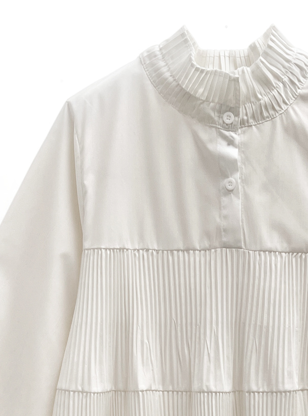 前後2Wayプリーツティアードミニワンピース[at2209] | レディース