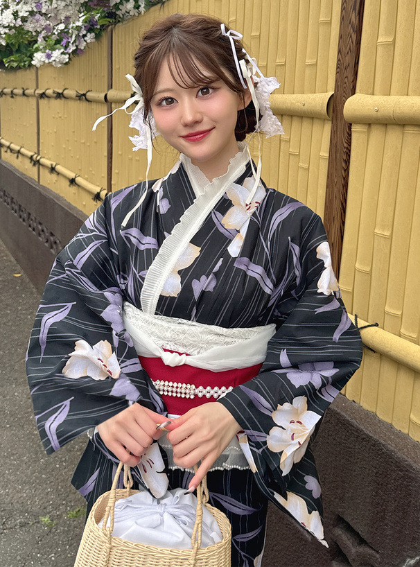 百合浴衣セット[gi1202] | レディースファッション通販のグレイル(GRL