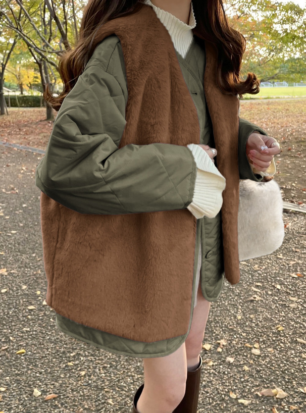 ファーベストXキルティングジャケットセット[fo1618] | レディース