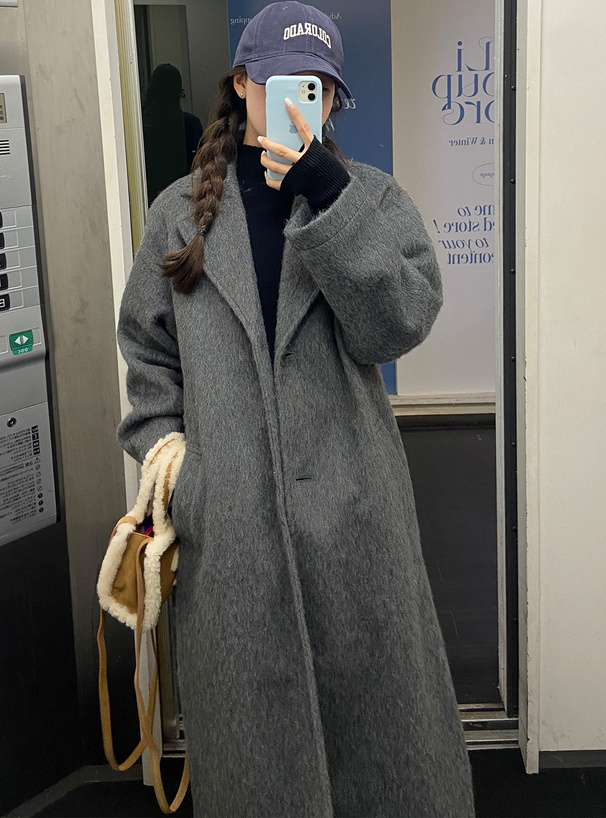 シャギーロングチェスターコート[fo1780] | レディースファッション