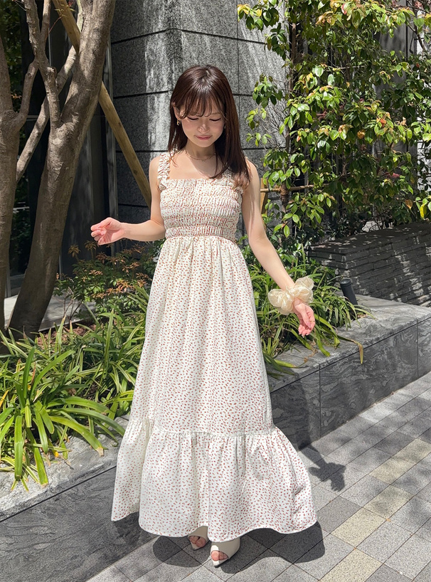 花柄キャミソールワンピース[pp201a] | レディースファッション通販の