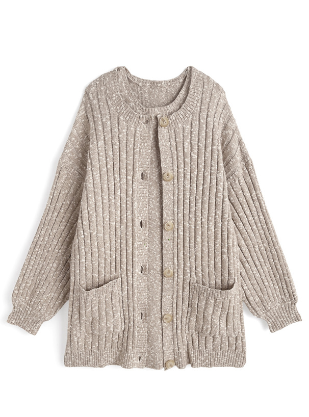 ニットカーディガン×ノースリーブミニワンピースセットアップ[ru1315