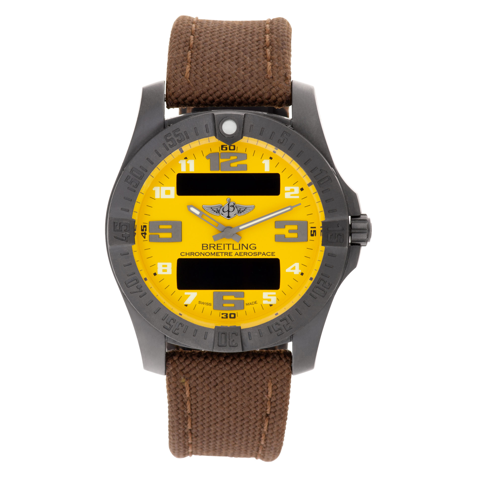 Used Breitling Aero Space V79363 black titanium 42mm Quartz