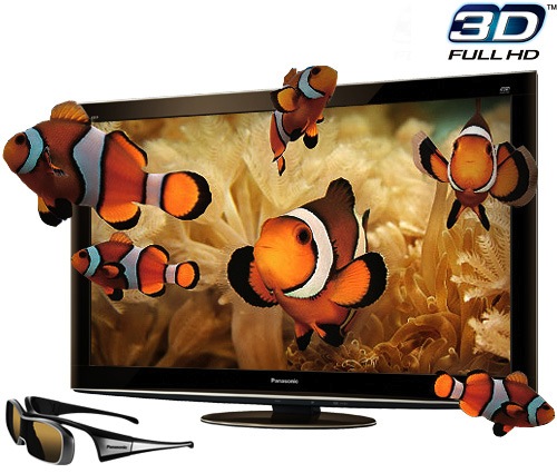 Panasonicハイビジョンプラズマテレビ3D VIERA パナソニック、フルHD