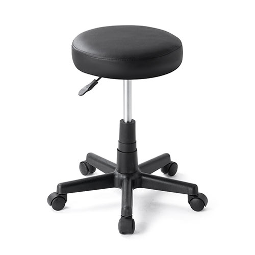 丸椅子（キャスター・クッション・オフィス・昇降式・高さ調整・回転