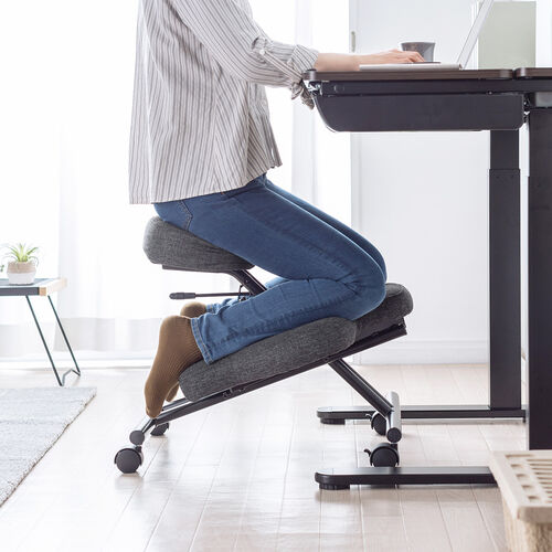 バランスチェア（あぐらチェア・ガス圧式・高さ調整・角度調整