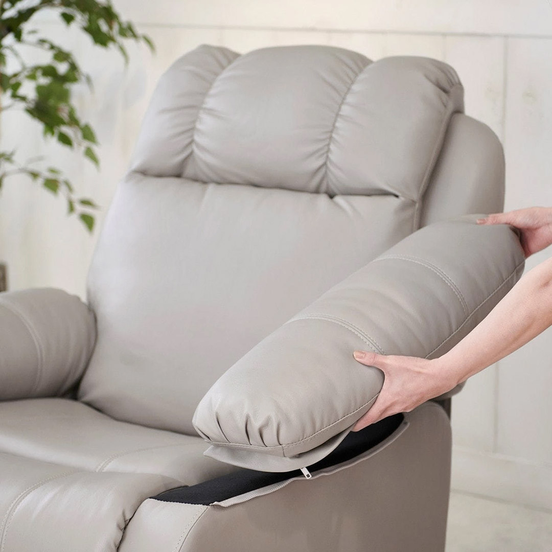 電動ラウンジチェア SHIFFON Jr(グレージュ)｜まつげエクステ商材の松風