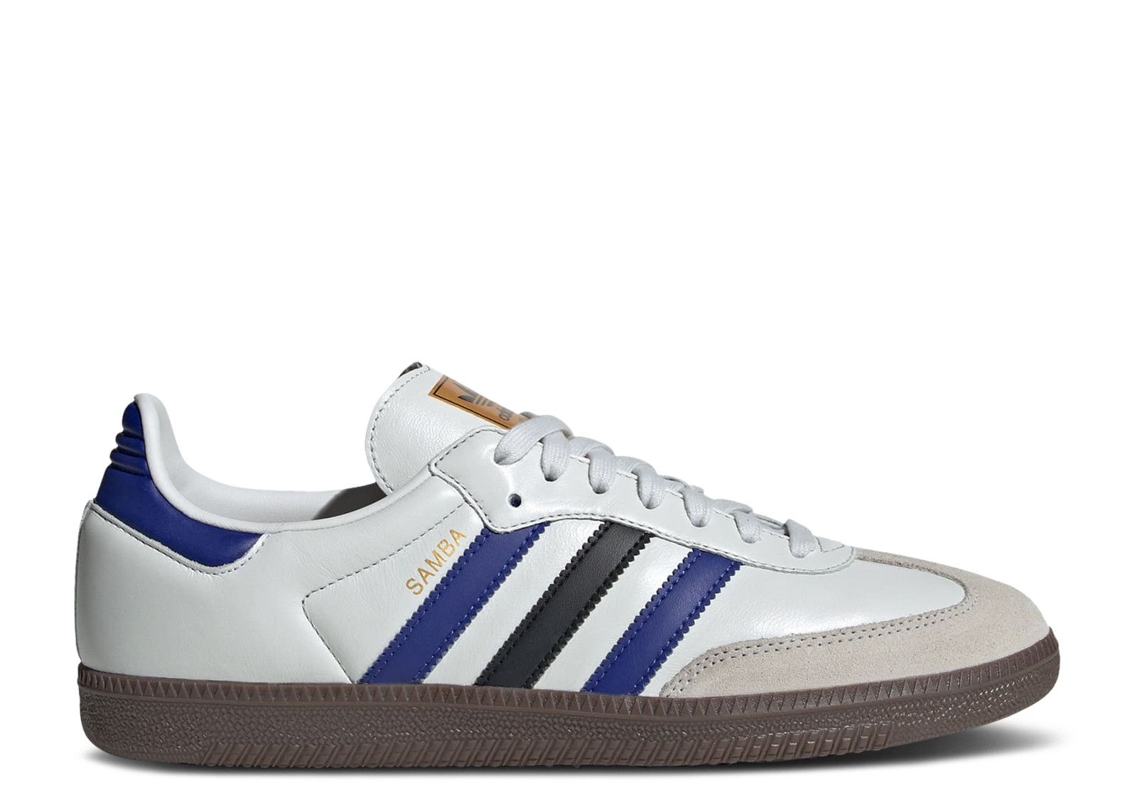 Samba OG 'White Active Blue' - Adidas - ID1381 - crystal white