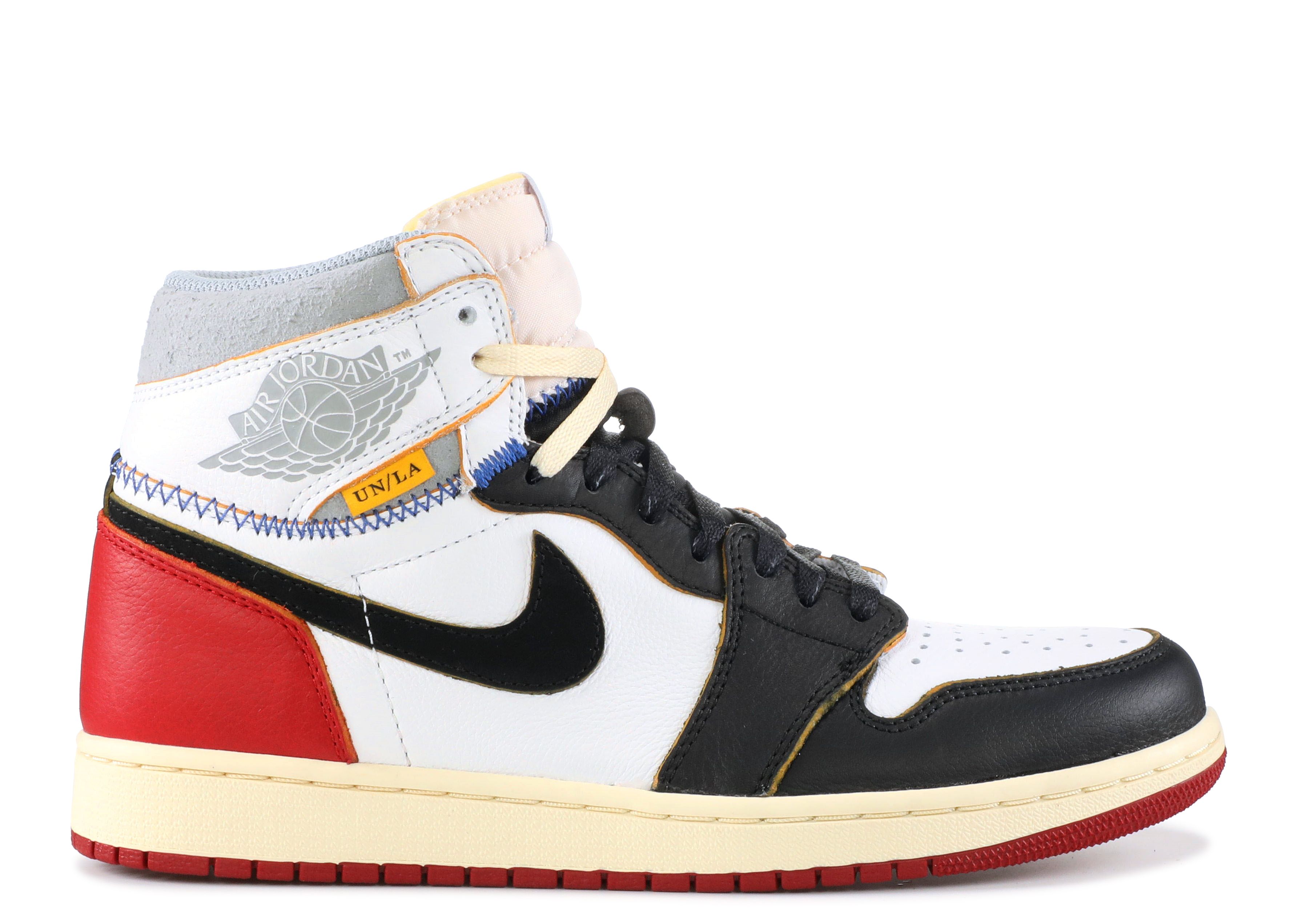 Union LA X Jordan 1 Retro High NRG 'Black Toe' - Air Jordan