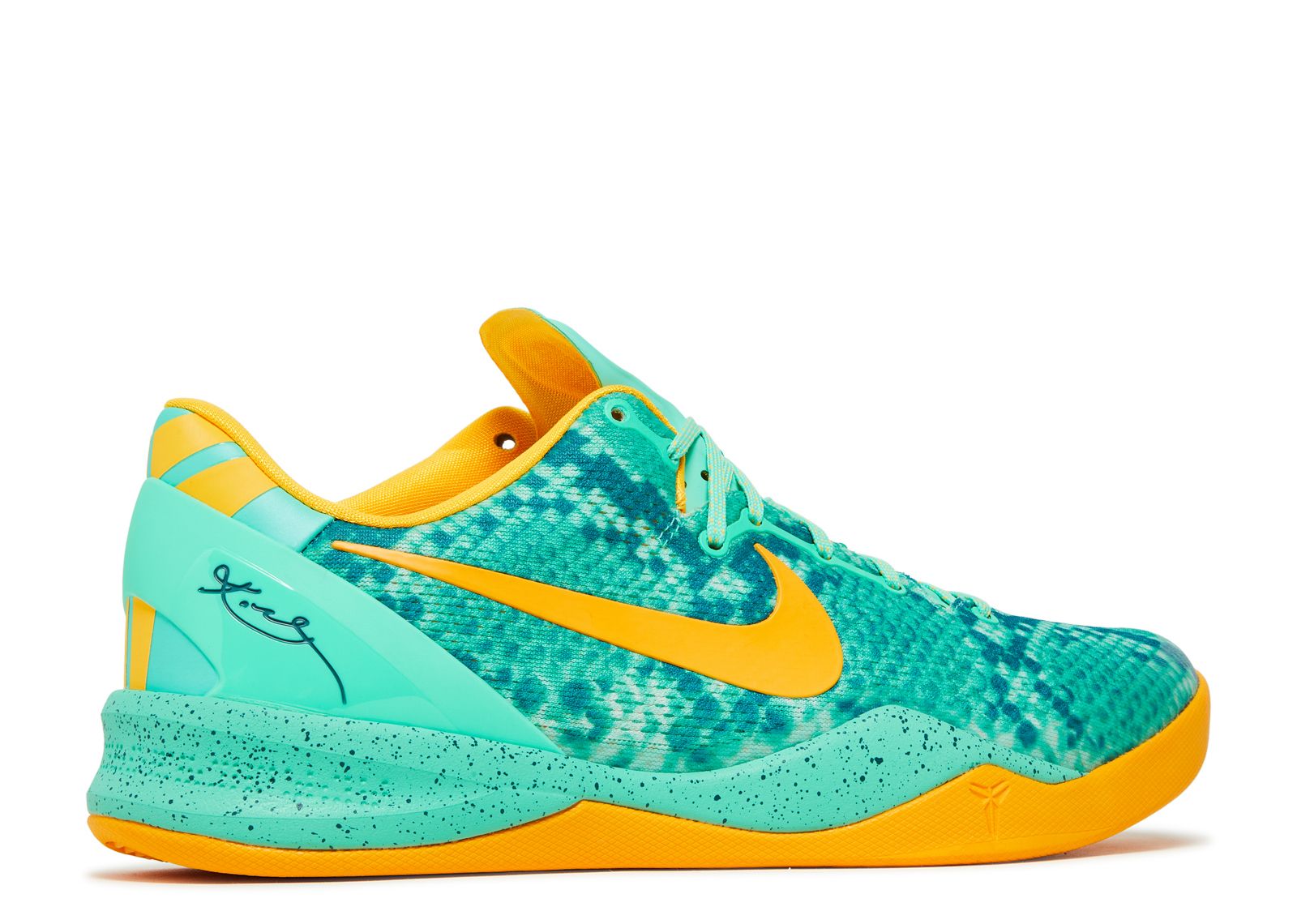 Kobe 8 'Green Glow' - Nike - 555035 304 - green glow/laser orange