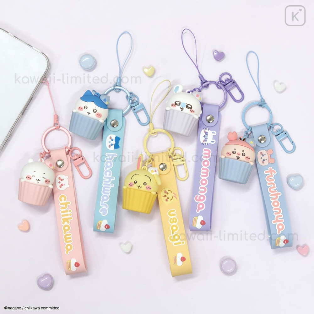 Japan Chiikawa 3D Mascot Hand Strap - Hachiware | Kawaii Limited