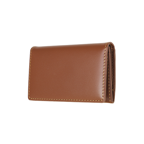 ハンズオリジナル 牛革製ベーシック名刺入れ ブラウン｜【ハンズネット