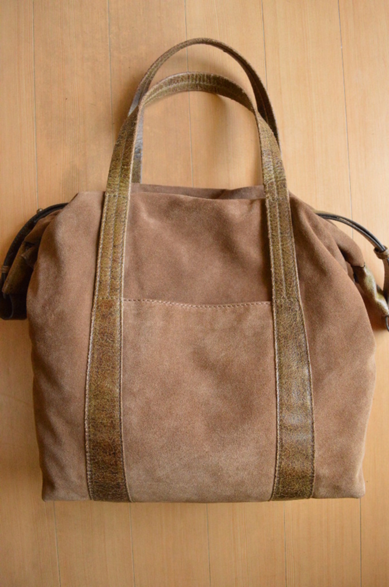Maison Margiela ⑪ 16ss カーフスウェード・セーラーバッグ