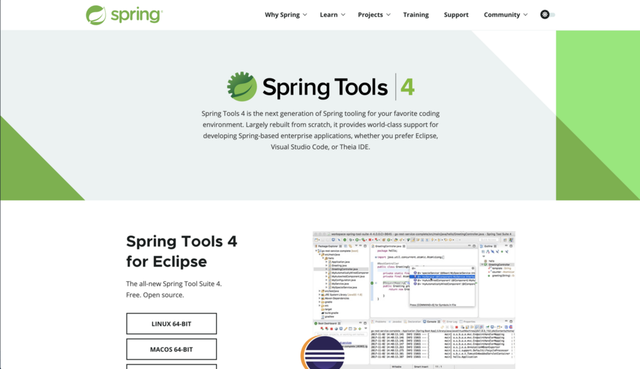 Spring Tools 4 for Eclipseで既存のmavenプロジェクトをインポート