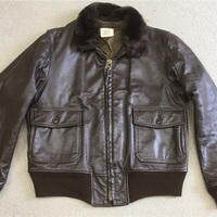 古いG-1です！【アメリカの軍服】海軍レザーフライトジャケットG-1