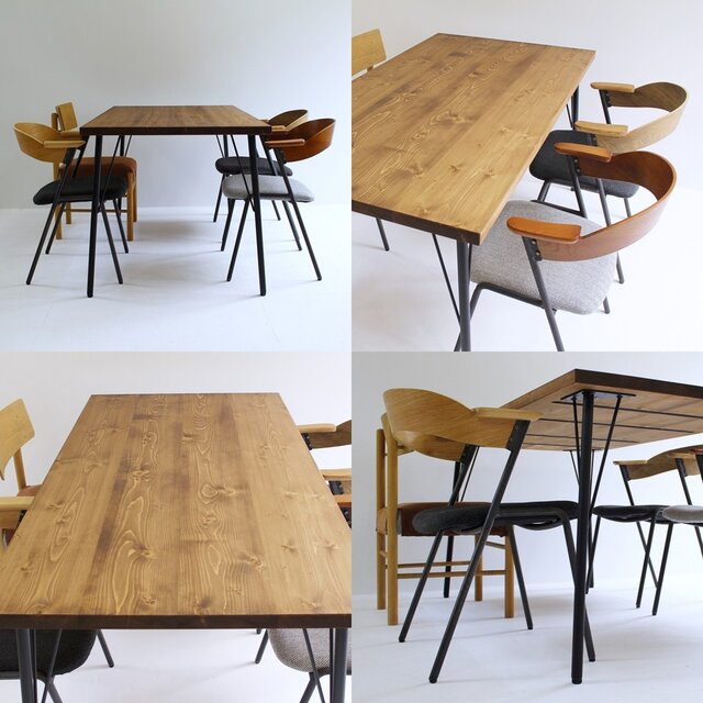 DT-ir-120 120×80cm ダイニングテーブル アイアン脚 | iichi 日々の