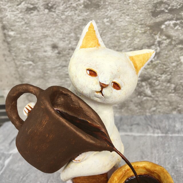珈琲屋の猫さん | iichi 日々の暮らしを心地よくするハンドメイドや