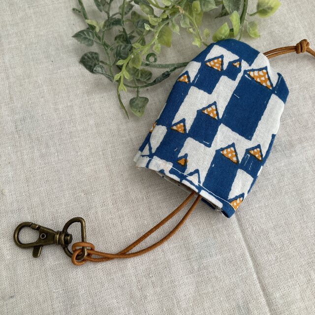 ハンドメイド☆キーケースミナペルホネンランランランhütteパッチ