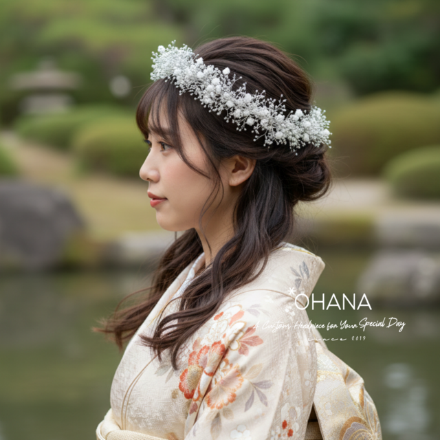 髪飾り カチューシャ 花冠 花かんむり 成人式 卒業式 結婚式 袴 振袖