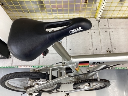 🚲折り畳み自転車🚲BD-1🚲ミニベロ🚲希少レア🚲サイクル🚲シルバー