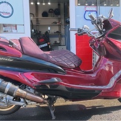実走8702km マジェスティC フルカスタム SG03J 絶好調 ワインレッド
