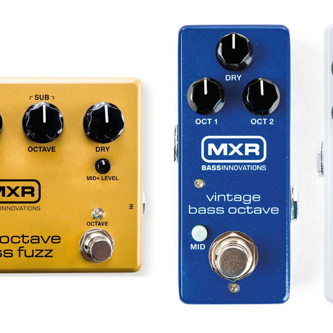 MXR Sub Octave Bass Fuzz, Vintage Bass Octave and Dyna Comp Bass