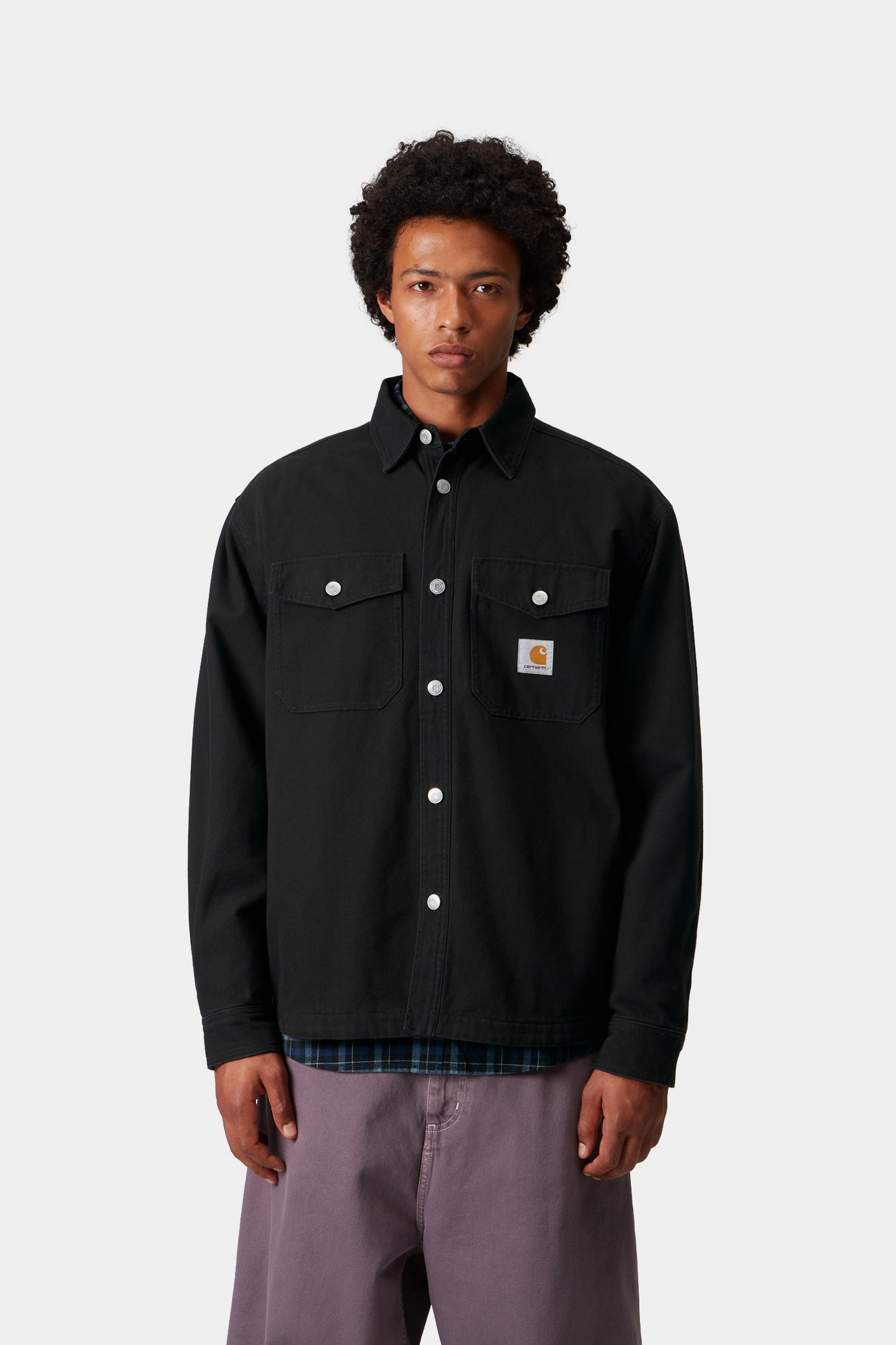Carhartt WIP Selby Shirt Jac, Black | Official Online Store