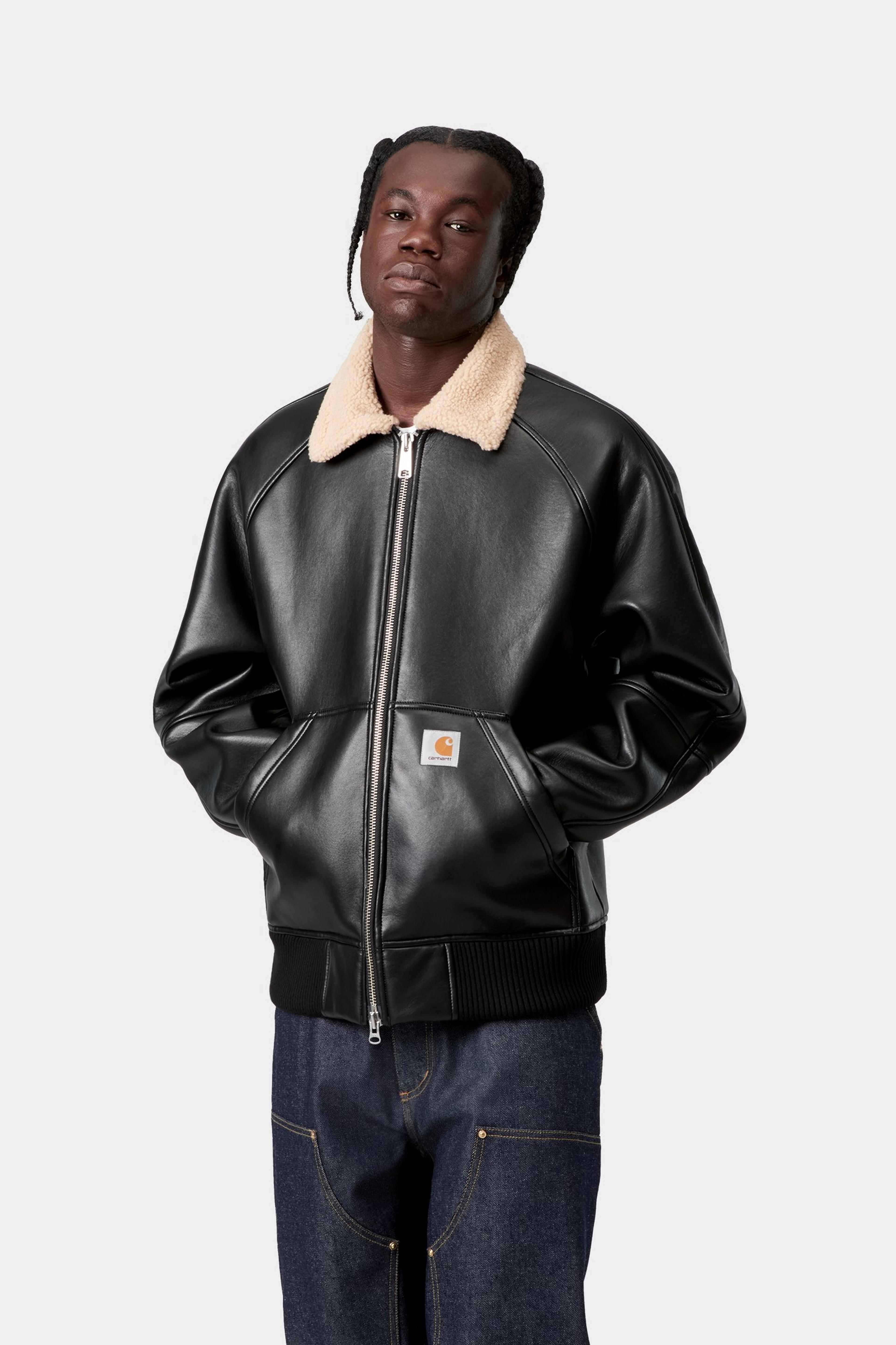 Carhartt WIP Shepton Jacket, Black / Natural | Official Online Store