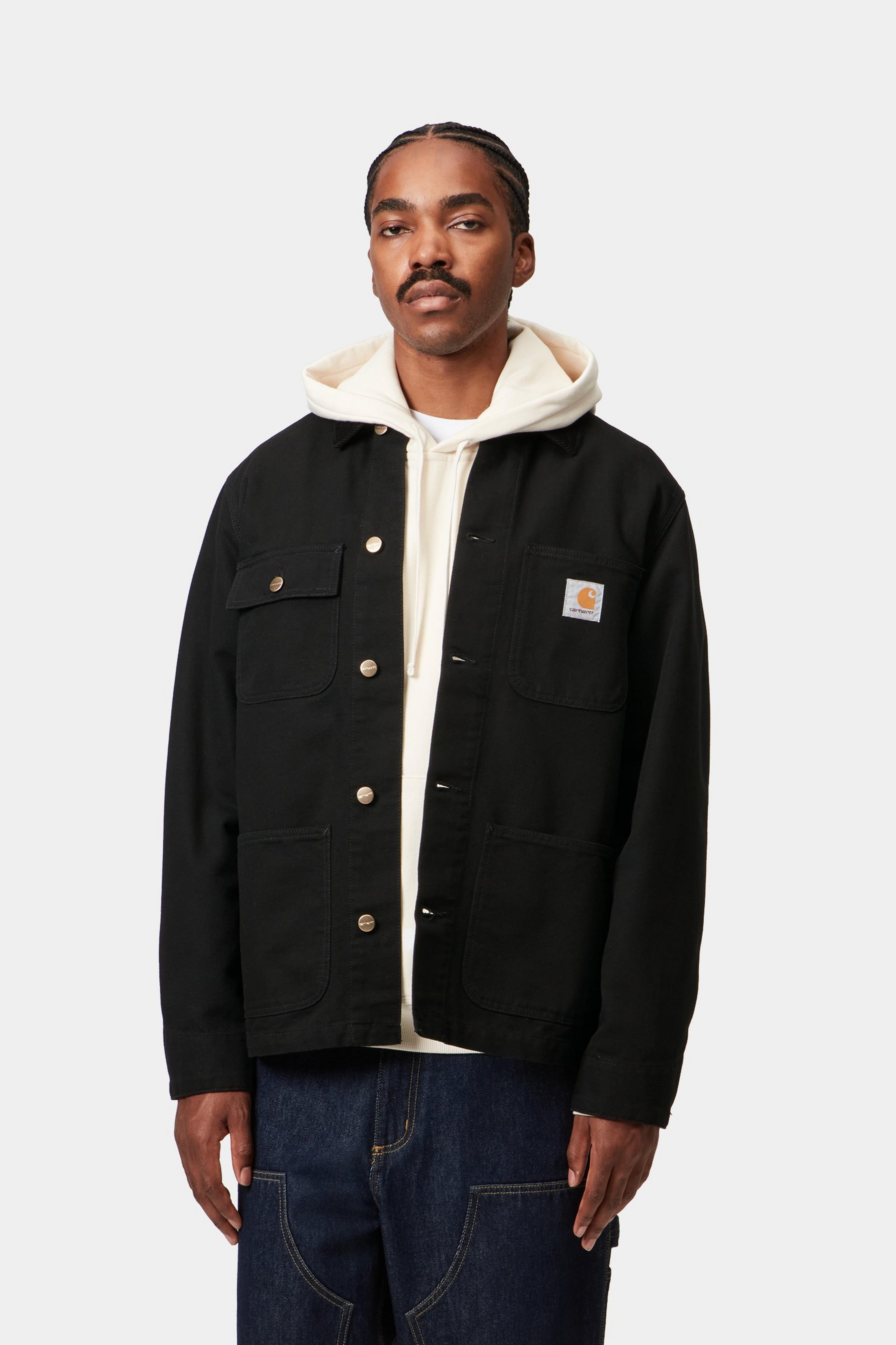 Carhartt WIP Michigan Coat (Summer), Black / Black | Official