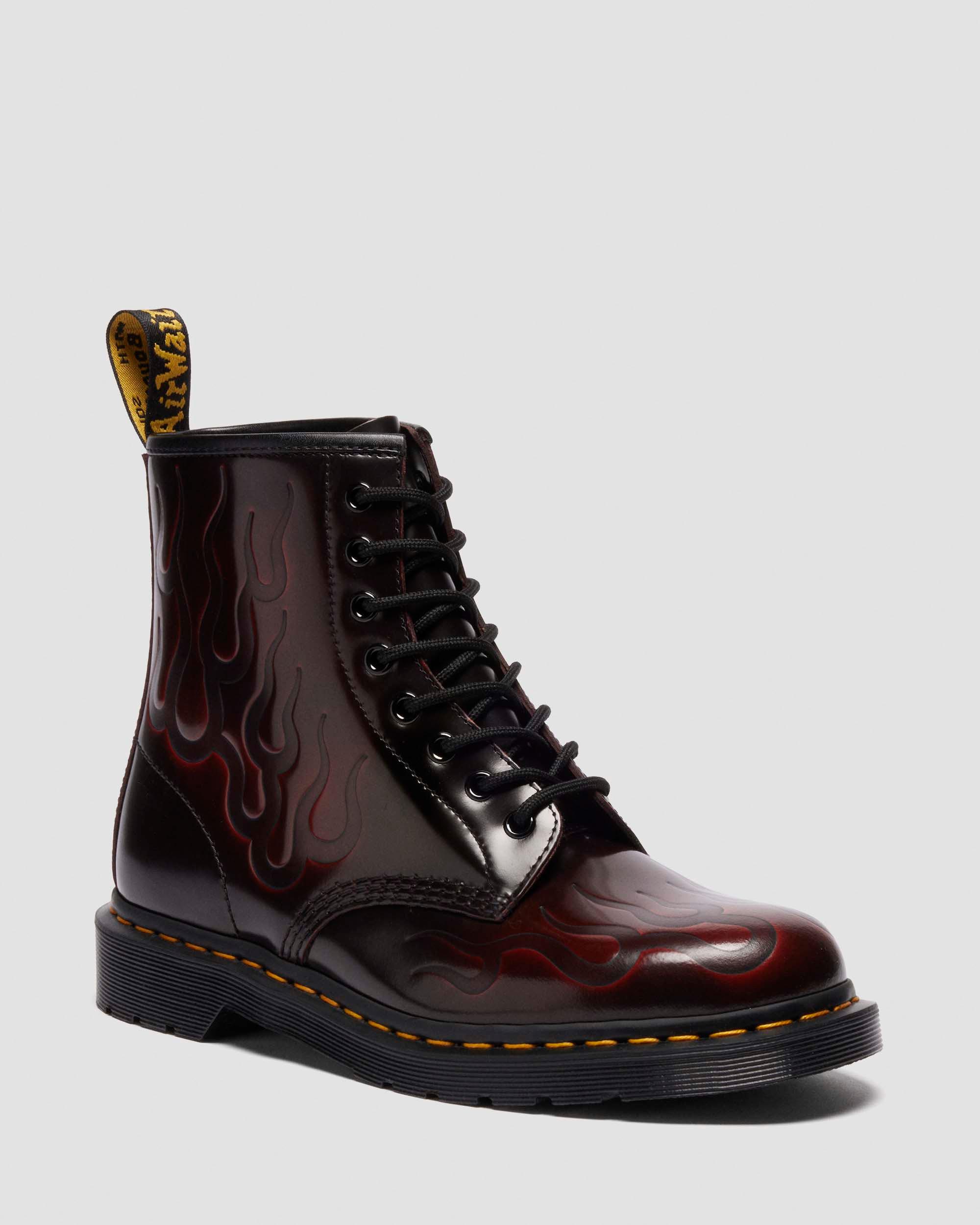1460 INFERNO in Cherry Red Arcadia | Dr. Martens