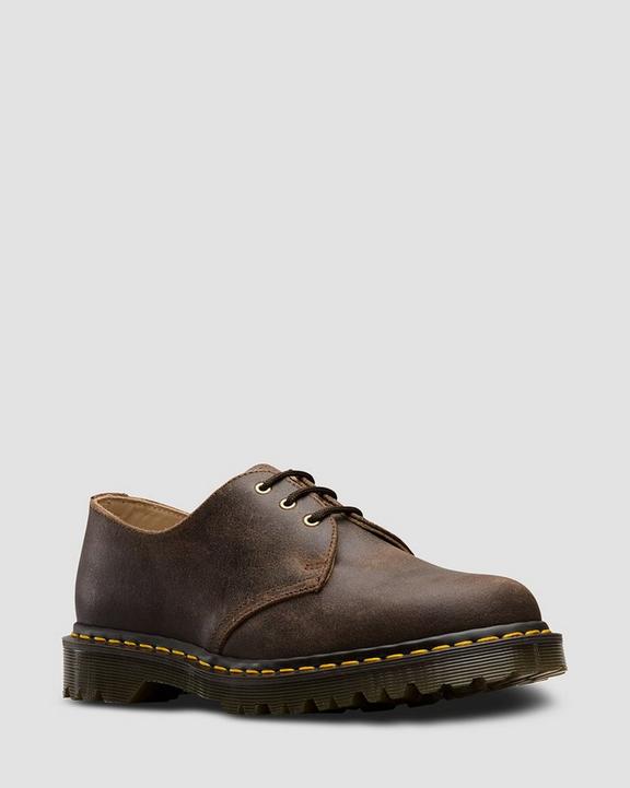 1461 Made In England Commander Oxford Shoes in Mid Brown | Dr. Martens