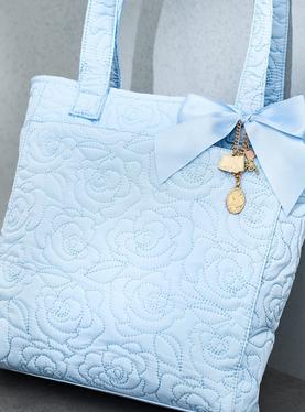 Disney Beauty and The Beast Quilted Roses Tote Bag - BoxLunch