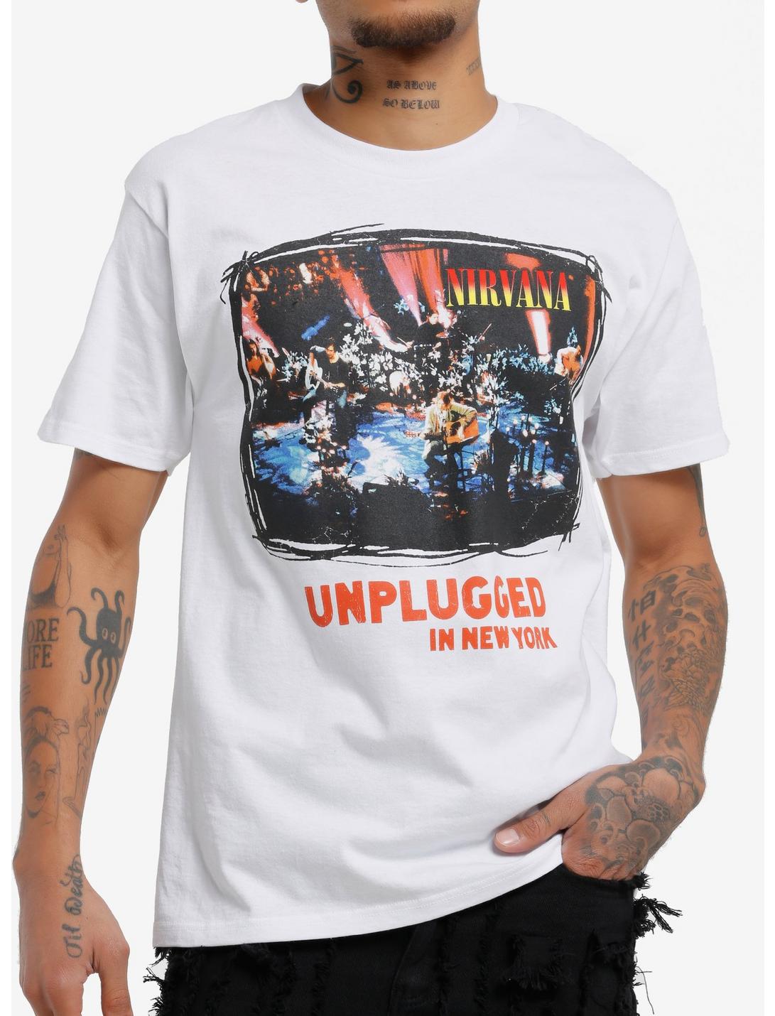 Nirvana Unplugged In New York Heavyweight T-Shirt | Hot Topic