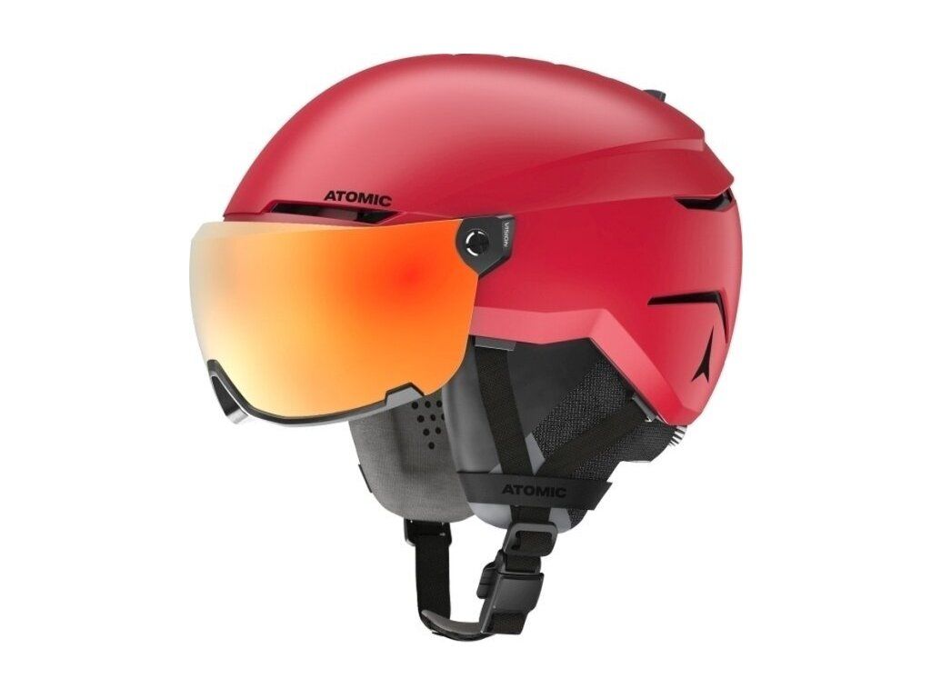 Atomic Savor Helmet Amid Visor HD Red - Ski helmets ATOMIC | AVEX SKI