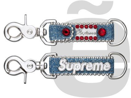 Supreme b.b. Simon Denim Keychain Indigo