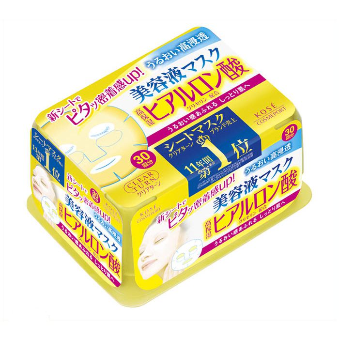 コーセーコスメポート クリアターン エッセンスマスク ヒアルロン酸 30