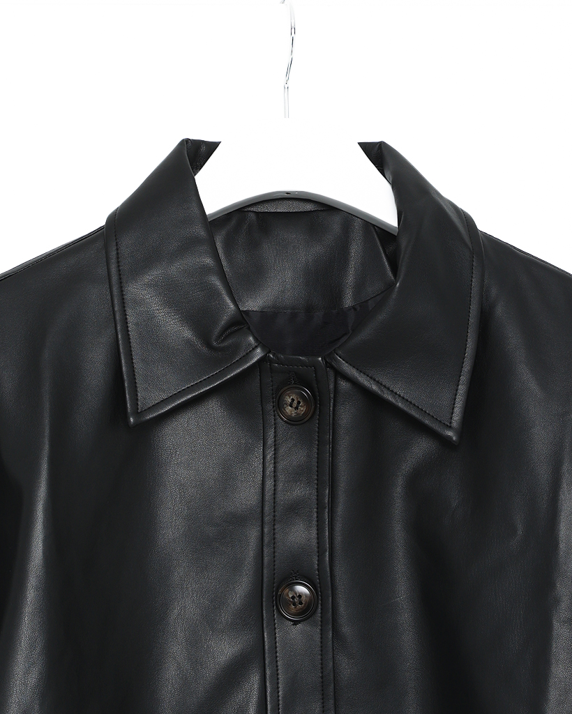 オーバーサイズレザージャケット | ファッション通販サイト NUGU