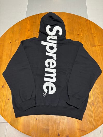 Supreme Satin Applique Hooded Sweatshirt 