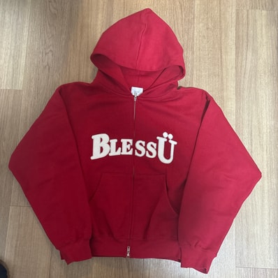 BLESS U Bless U Pigment Zip Hoodie 