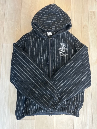 Stussy x Nike Striped Wool Jacket 