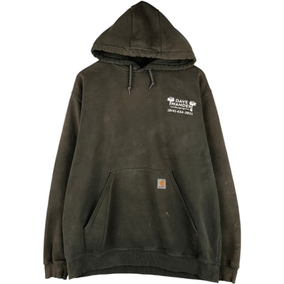 D (傷や汚れあり)】古着 カーハート Carhartt スウェットフルジップ