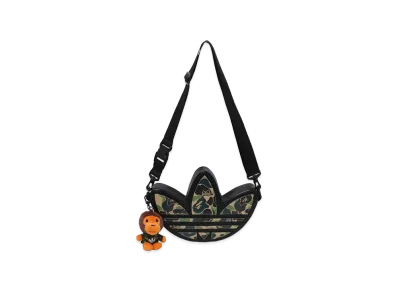 A BATHING APE x adidas Camo Trefoil Shoulder Bag 