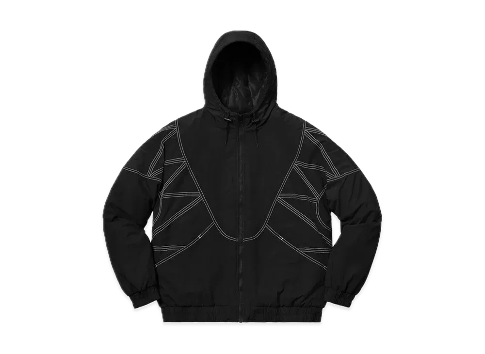 Supreme Zig Zag Stitch Puffy Jacket 
