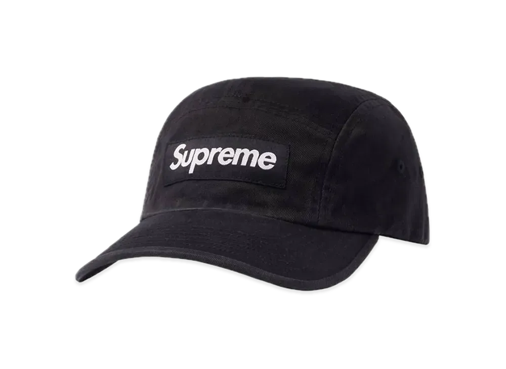 Supreme Washed Chino Twill Camp Cap 